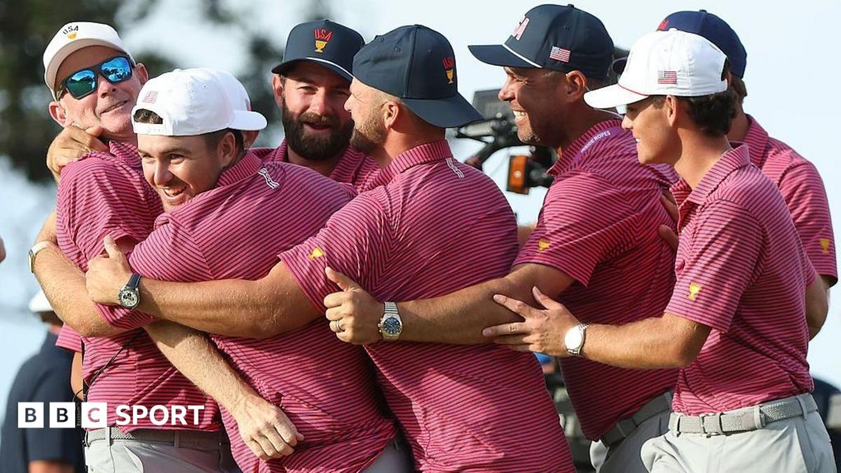 United States rally clinches 13 to 11 Presidents Cup victory