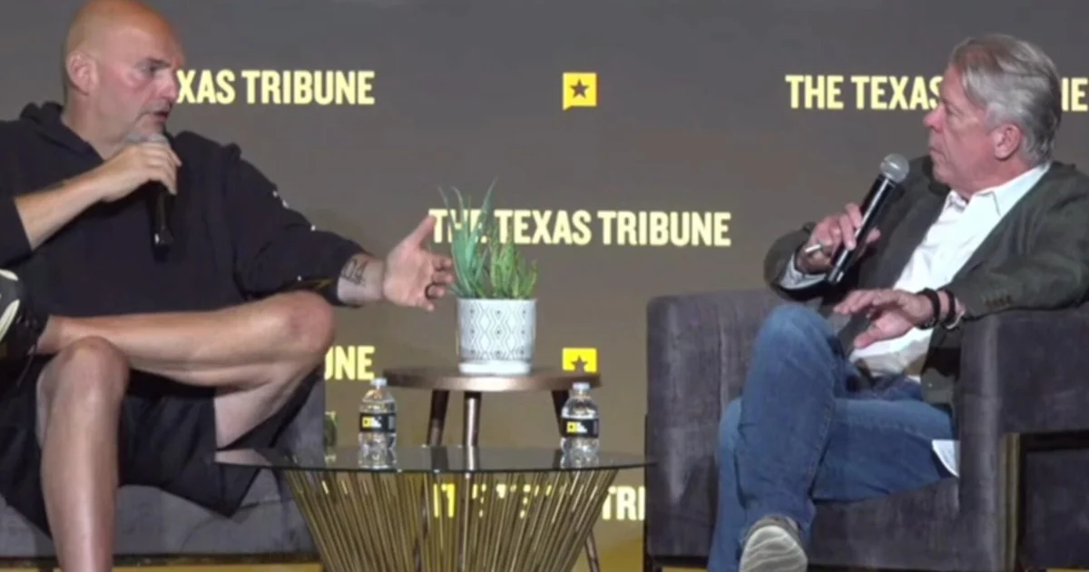Fetterman Says He Has No Reason to Leave the Democratic Party