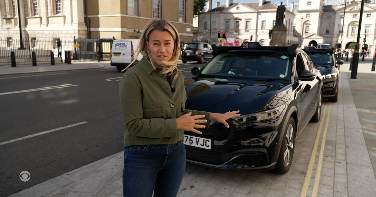 CBS Reporter Tests London’s First Self Driving Taxis