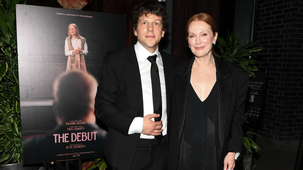 Jesse Eisenberg Hails Julianne Moore’s Perfect Performance at NYFF