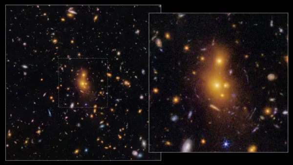 James Webb Telescope Reveals Massive Dark Matter Structure