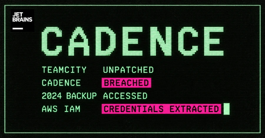 JetBrains Cadence Breach: Unpatched TeamCity Exposed AWS Credentials