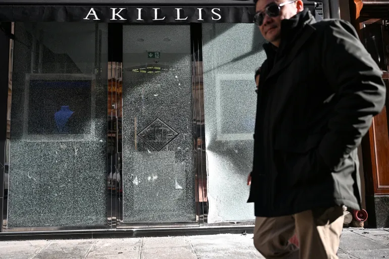 Paris protests spiral as student rallies turn violent