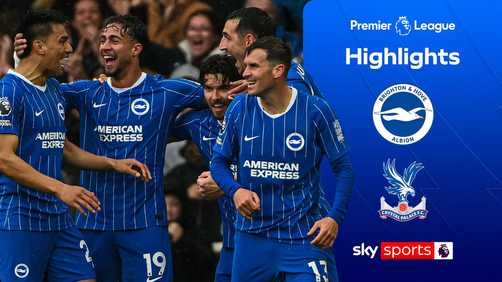 Brighton thrash Palace 5 to 0 and keep scintillating form