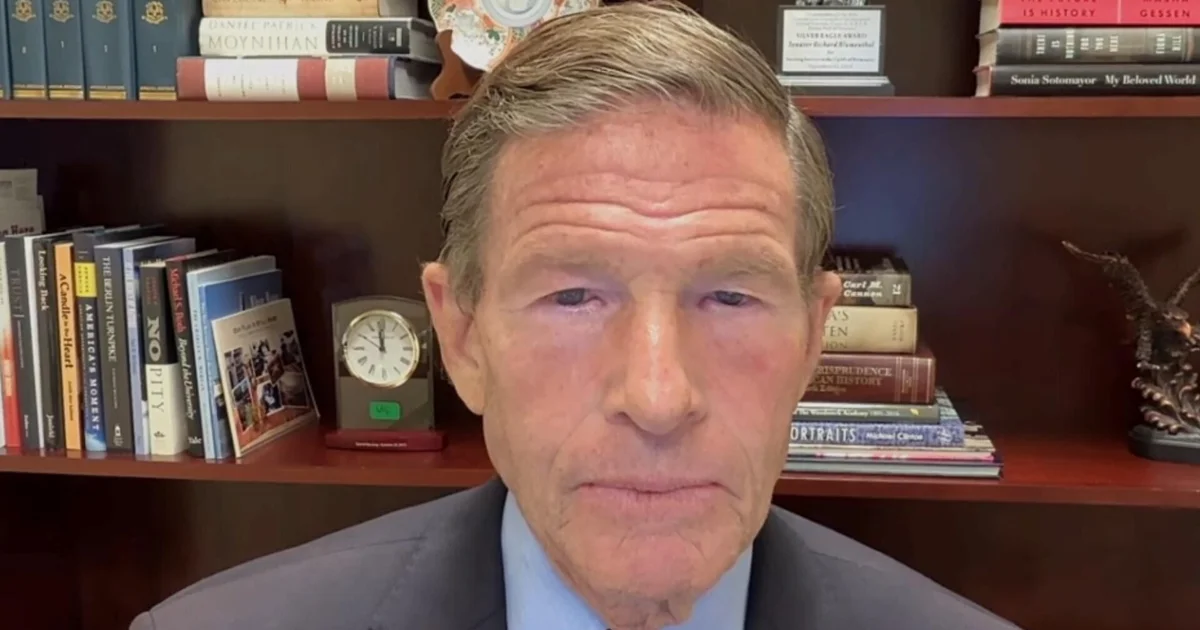 Blumenthal Says Trump Aims to Bleed Ukraine Into Conceding Territory