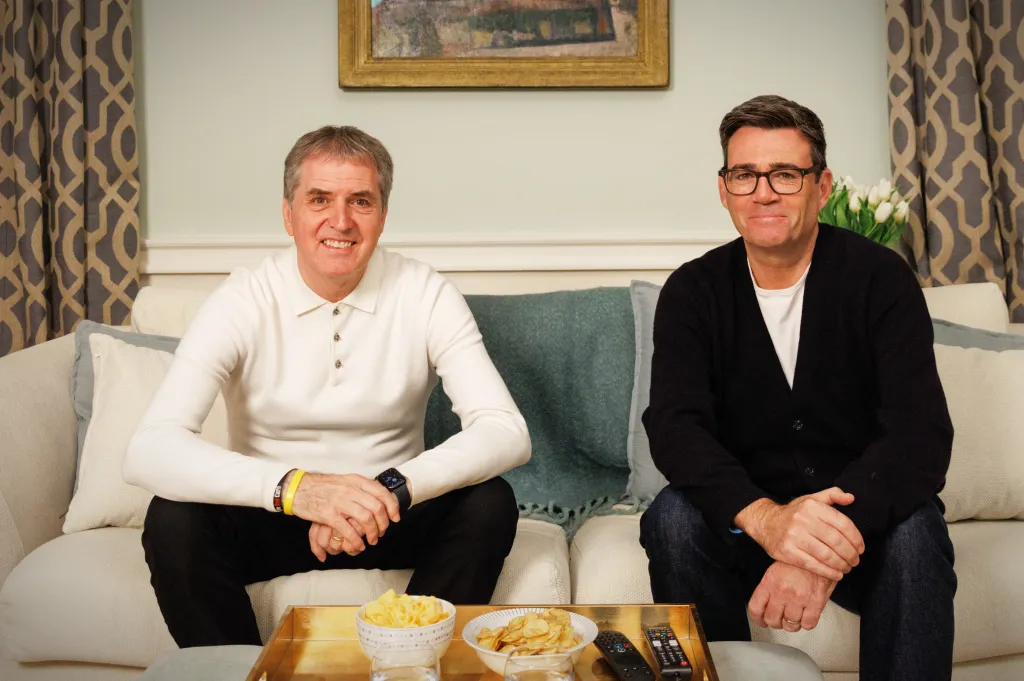 Andy Burnham Joins Celebrity Gogglebox for Stand Up To Cancer