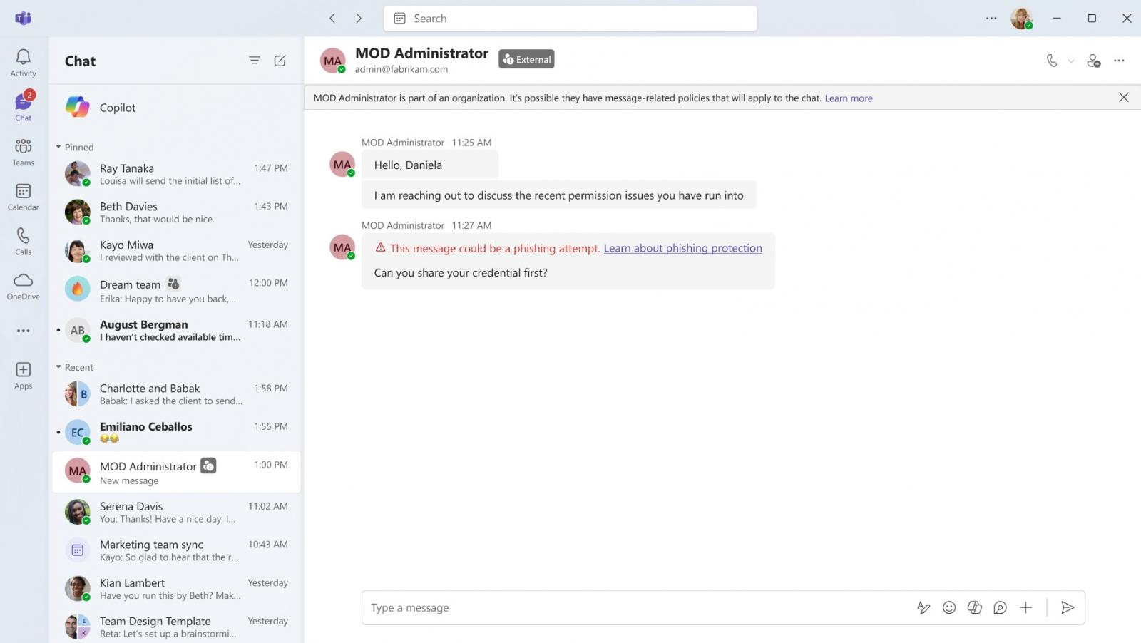 Microsoft Teams to Add Context Aware Phishing Detection in 2026