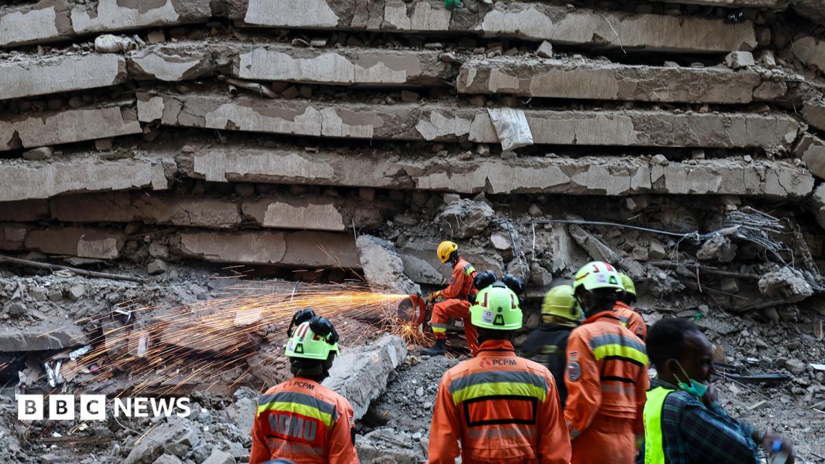 Seven Missing After Multi-Storey Building Collapse in Nairobi, Kenya