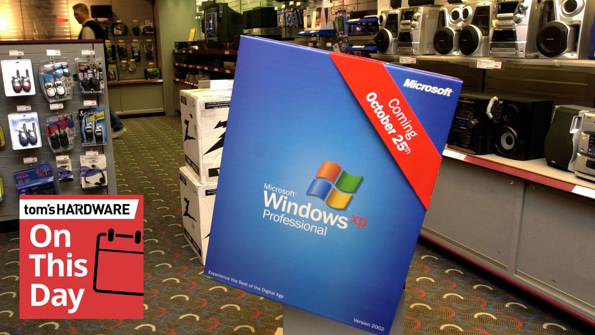 Windows XP Marks 25 Years Since Its First Retail Release