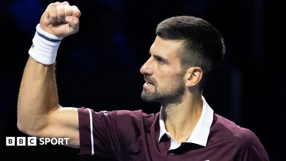Djokovic celebrates big win on Basel return