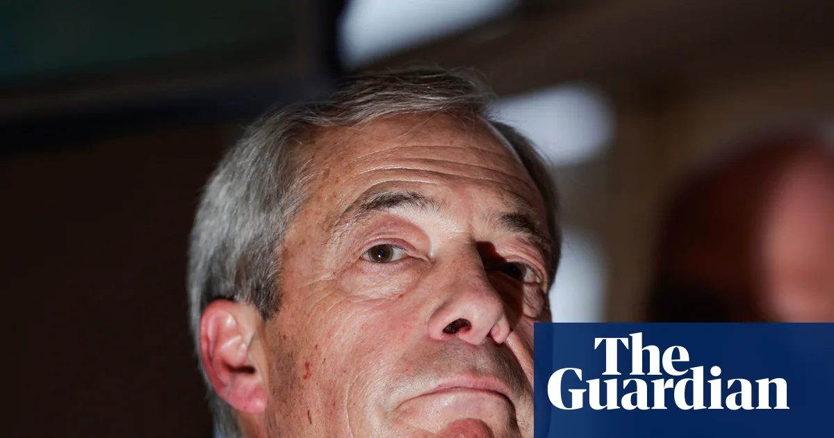 Nigel Farage’s chiselled cheekbones dominate headlines in John Crace’s Reformer review
