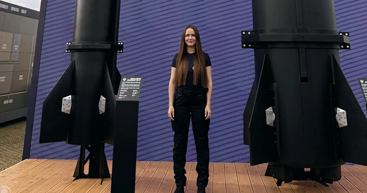 Ukrainian Engineer Iryna Terekh Unveils Missile That Could Reach Moscow