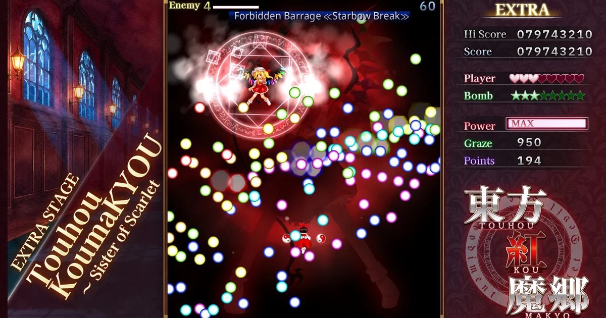 Touhou: Scarlet Devil Remake Brings 2002 Classic to Modern Platforms
