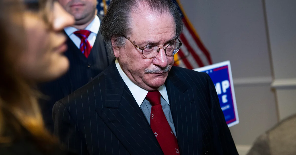 Joe DiGenova Resigns After Leading DOJ Grand Conspiracy Probe