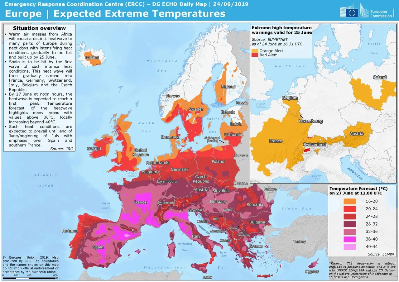 Cover image for Europe Heatwave