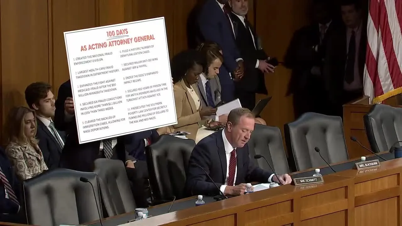 Cover image for Senate Confirms Todd Blanche as Attorney General