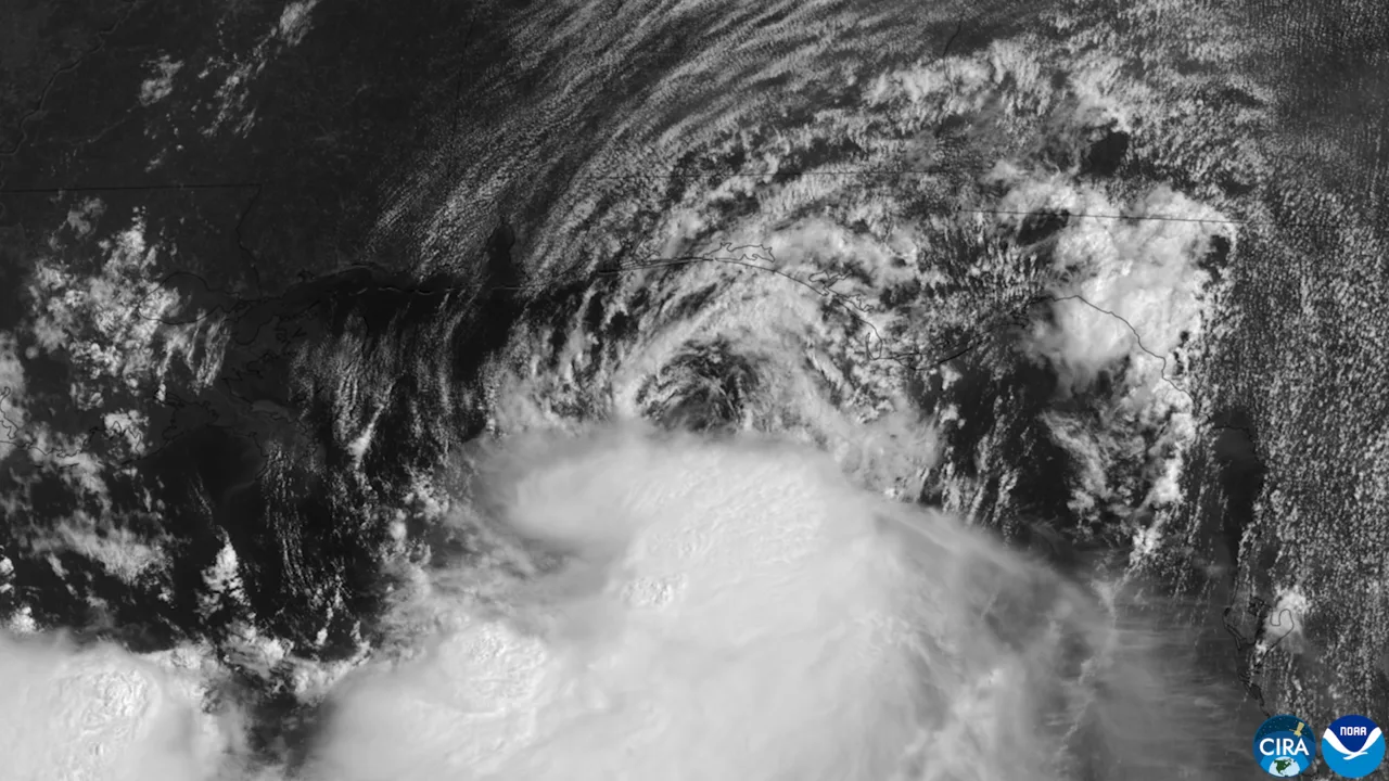 Cover image for Tropical Storm Bertha's Path