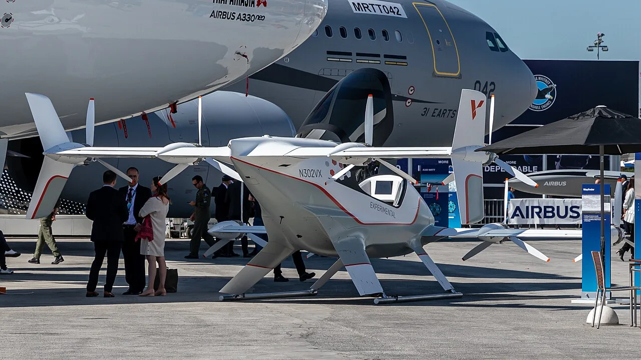 Cover image for UK Eyes Electric Flying Taxi