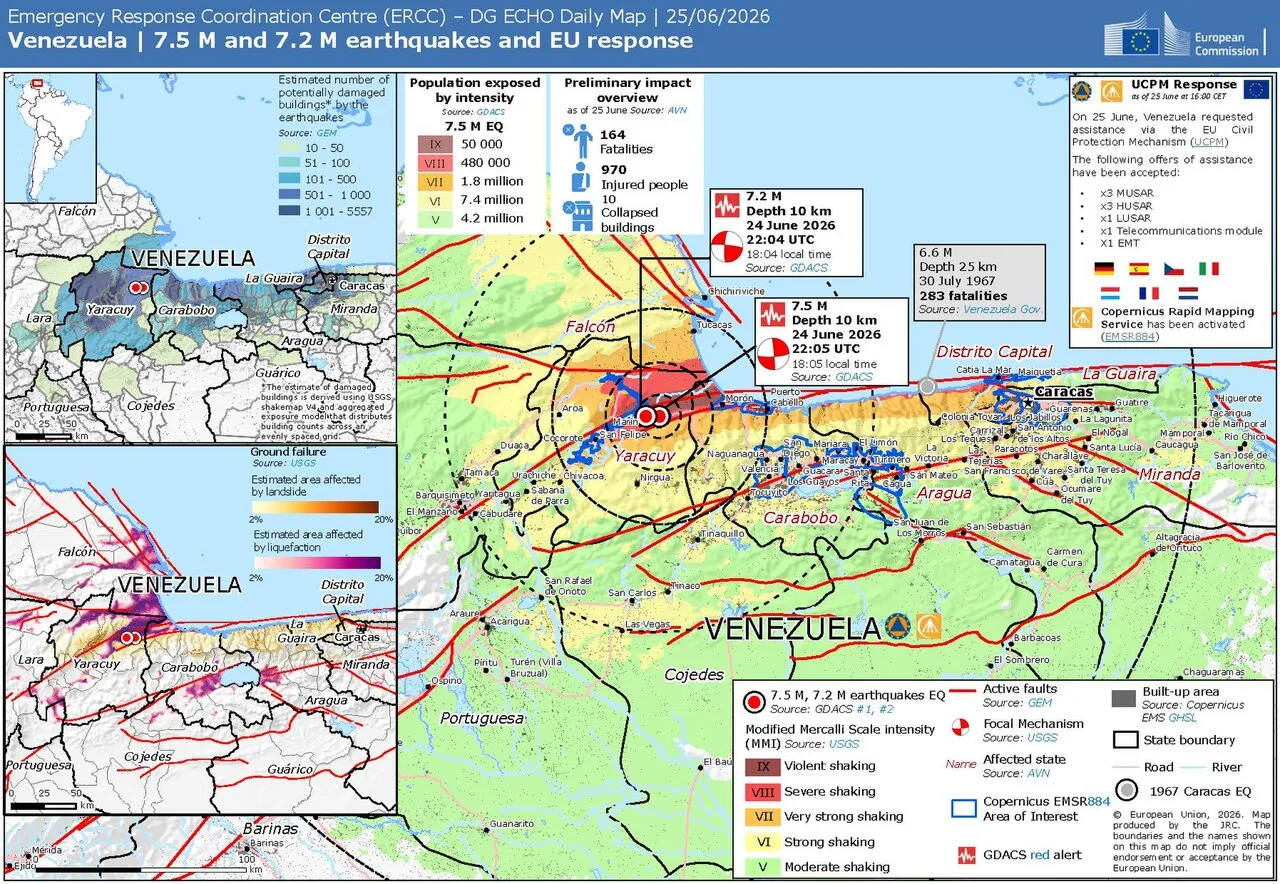 Cover image for Venezuela Earthquake Death Toll Exceeds 6,000