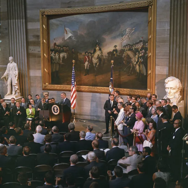Cover image for Voting Rights Act Marks 61 Years