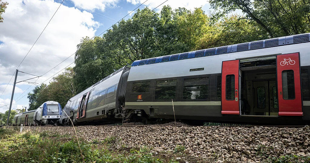 France train derailment injures 44, police suspect sabotage
