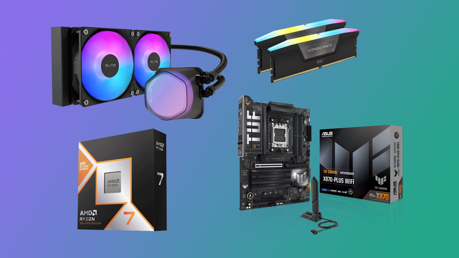 Build a High End AMD Gaming PC for $1,109.99 with Ryzen 7 9800X3D Bundle