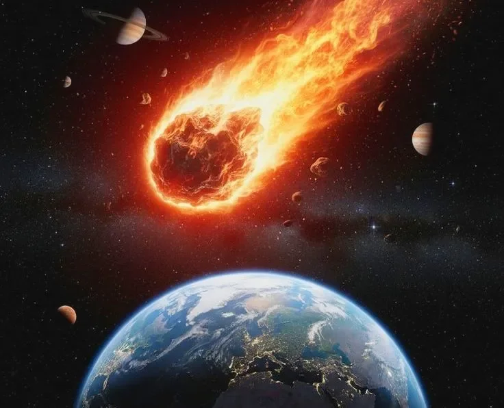 Cover image for THE METEORITE