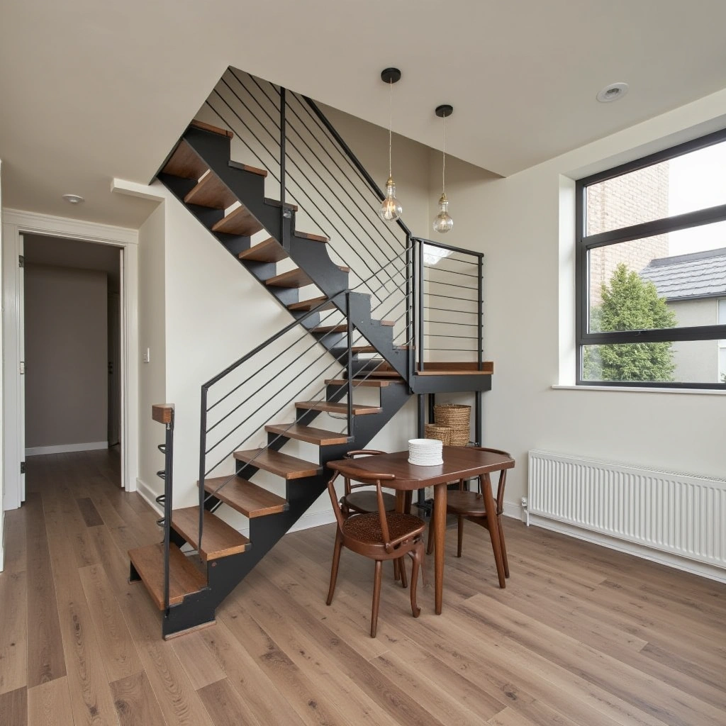 Cover image for 15 Open Riser Stair Ideas: Transform Your Space with Style and Function