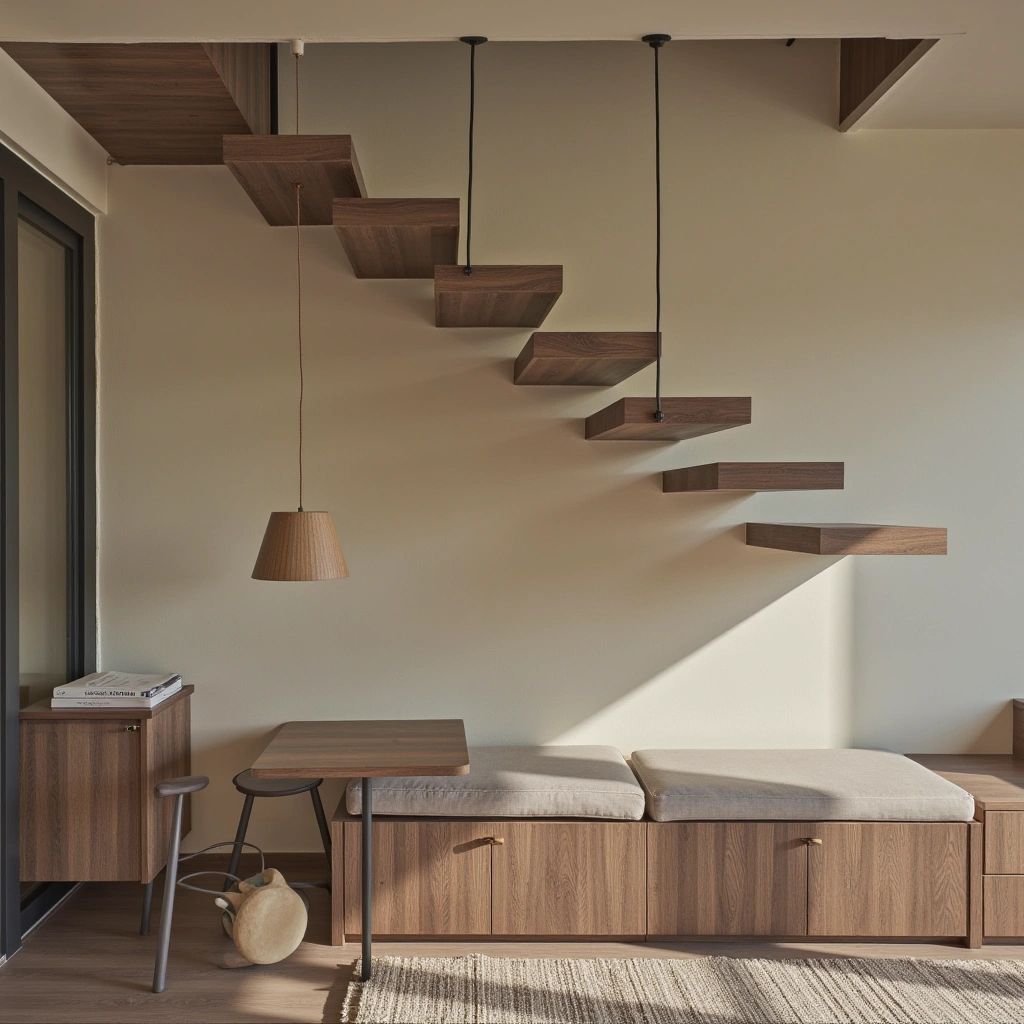11. Cantilevered Floating Staircase