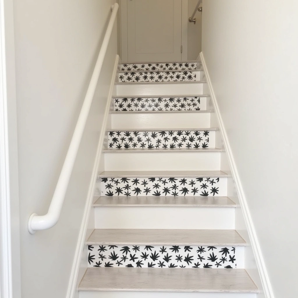 10. Stair Decals: Easy and Customizable