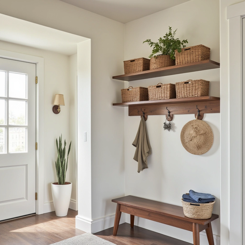 1. Open Shelving for Airy Storage