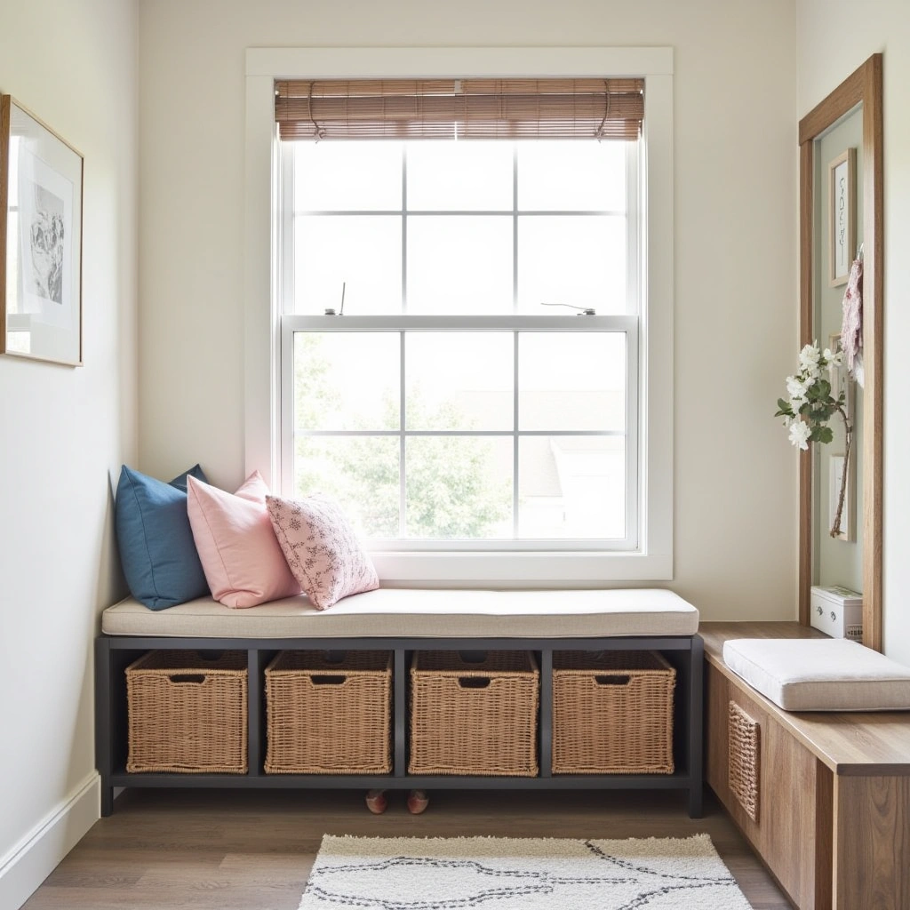 11. Storage Benches with Hidden Compartments