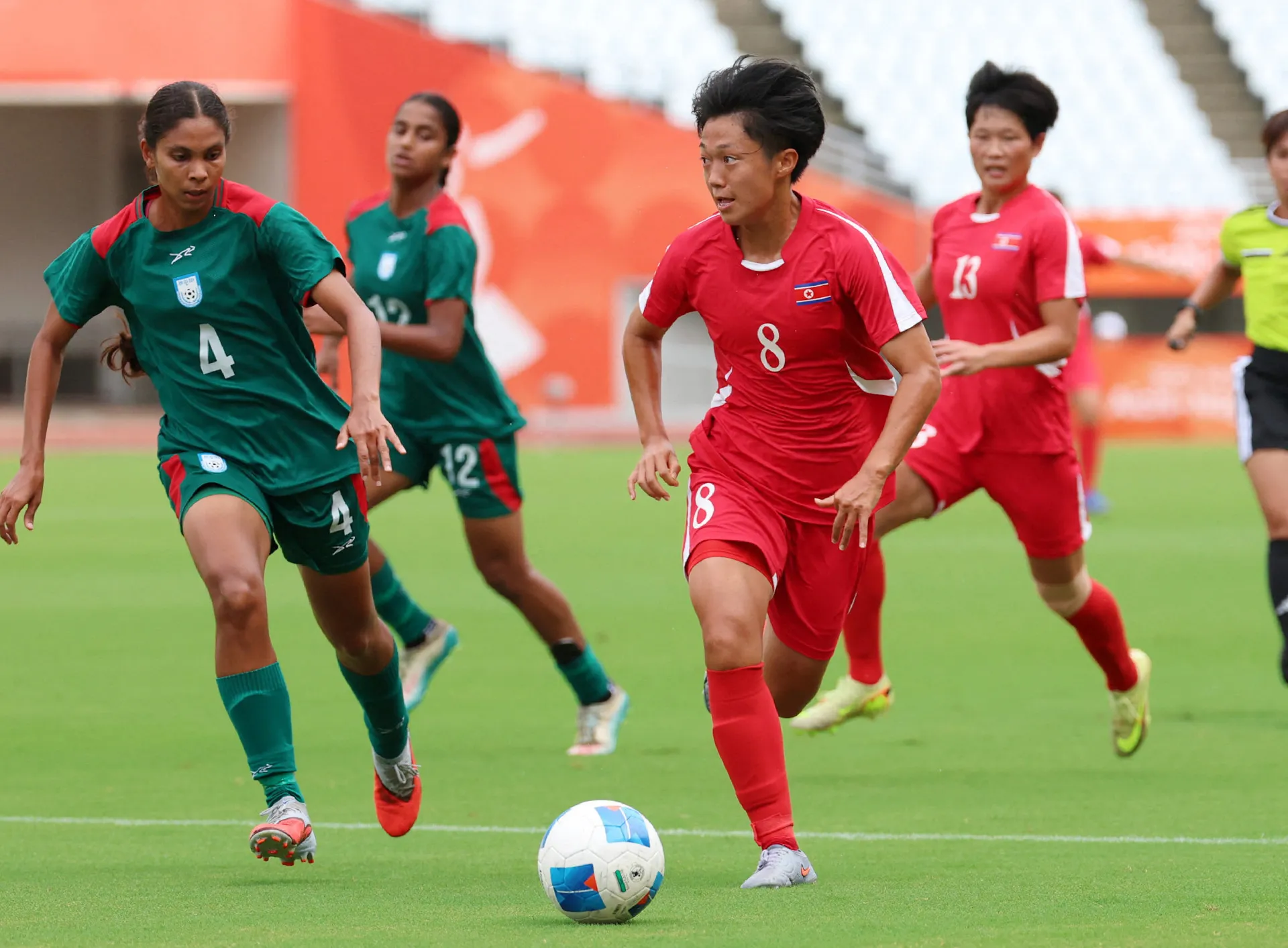 North Korea overwhelms Bangladesh 10-0 to cement gold medal hopes at Asian Games