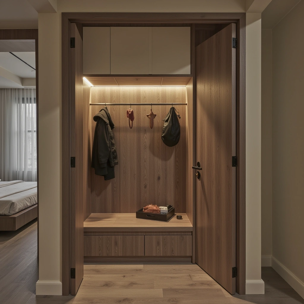 Cover image for 11 Under Stairs Coat Closet Ideas to Maximize Your Space