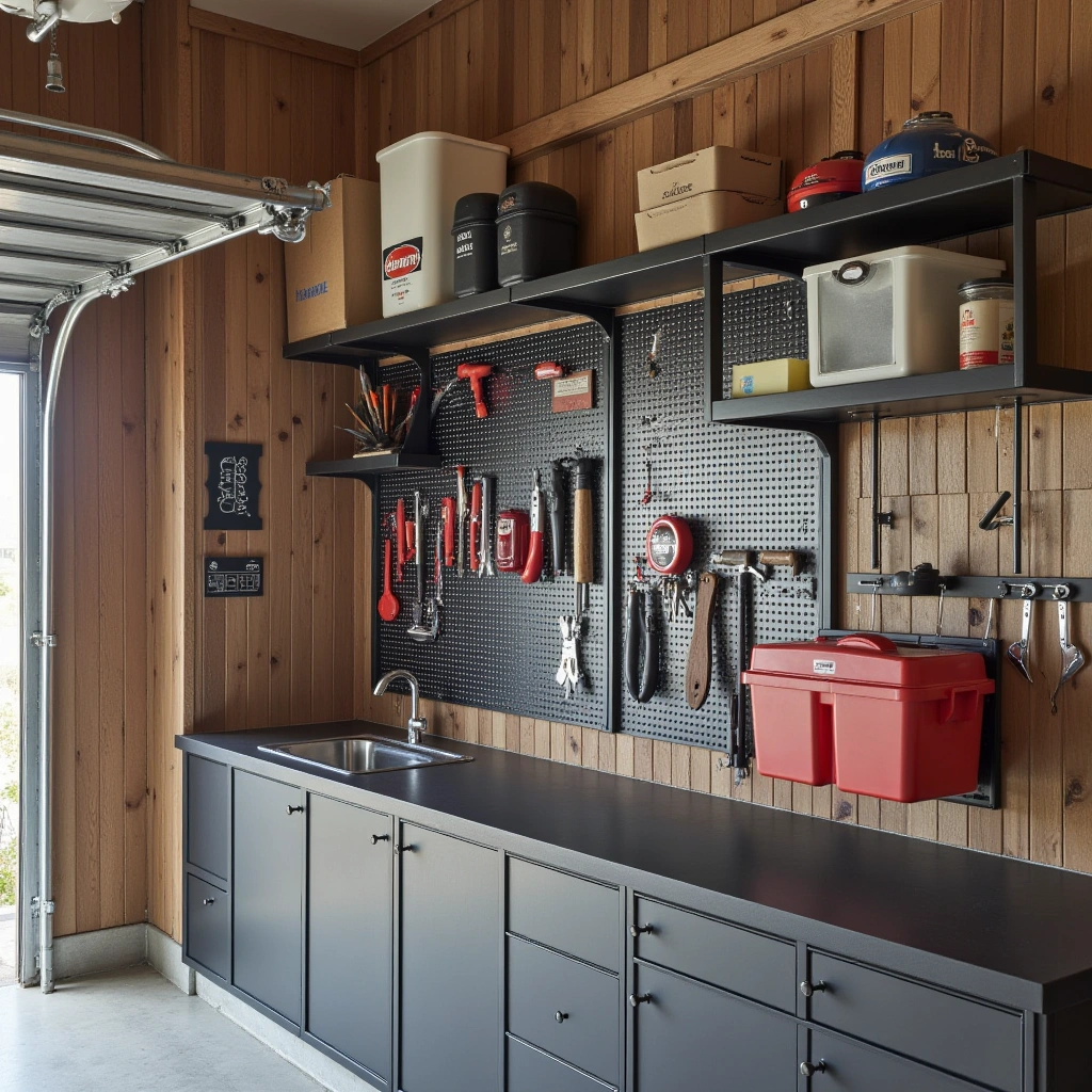 11. Overhead Tool Storage Rack