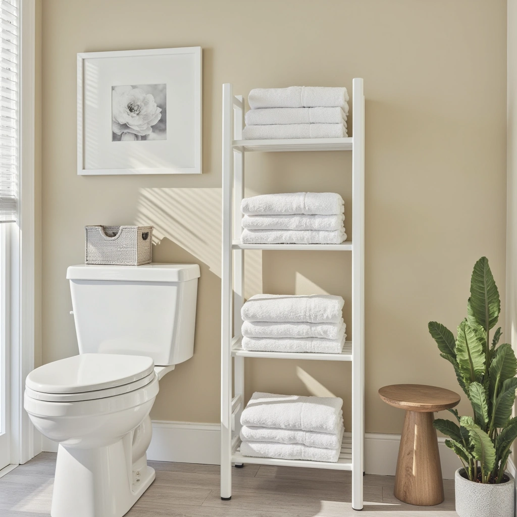 18. Multi-Tiered Towel Racks