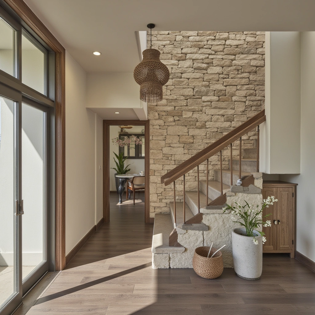 8. Stone Cladding for Rustic Elegance