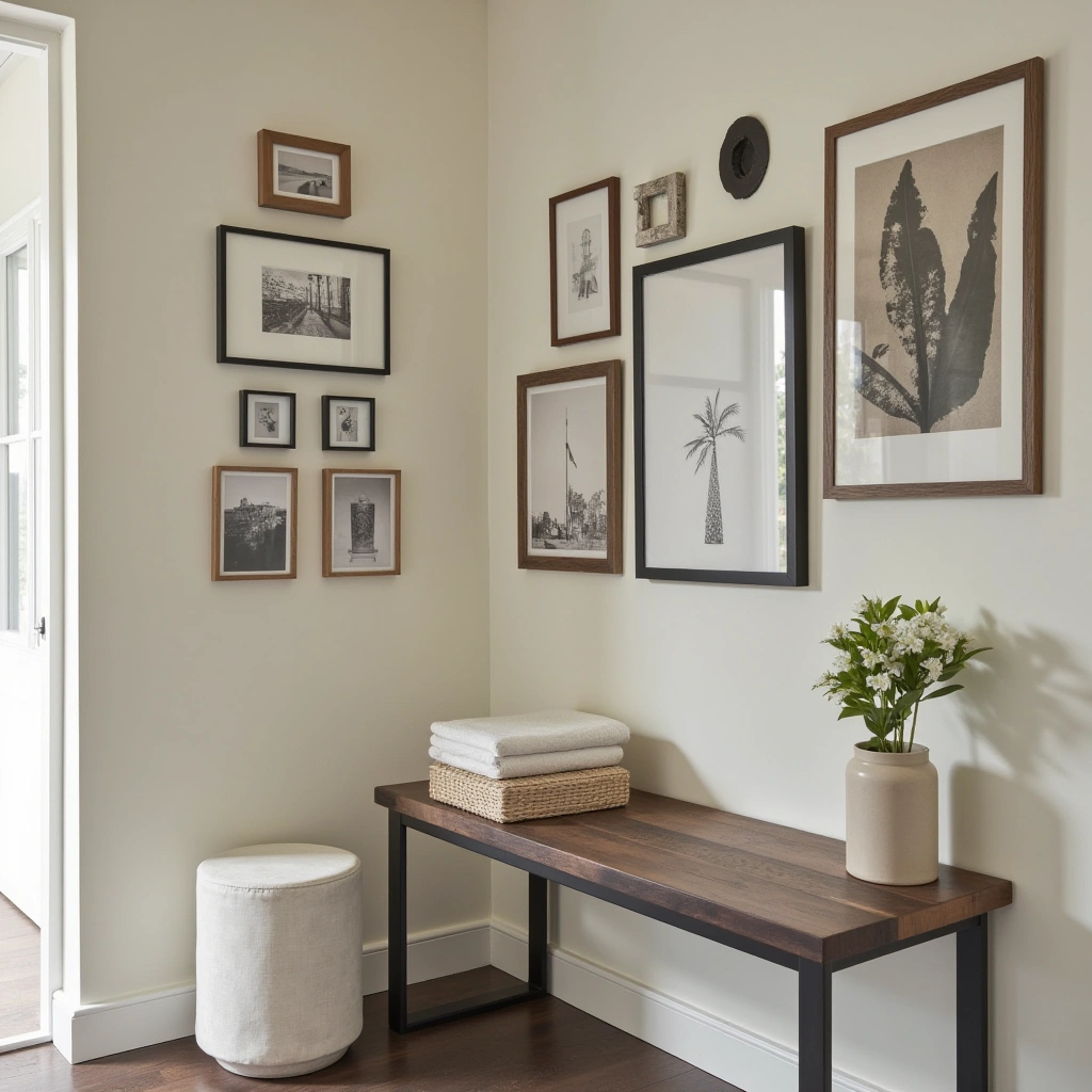 9. Gallery Wall Corner for Visual Interest