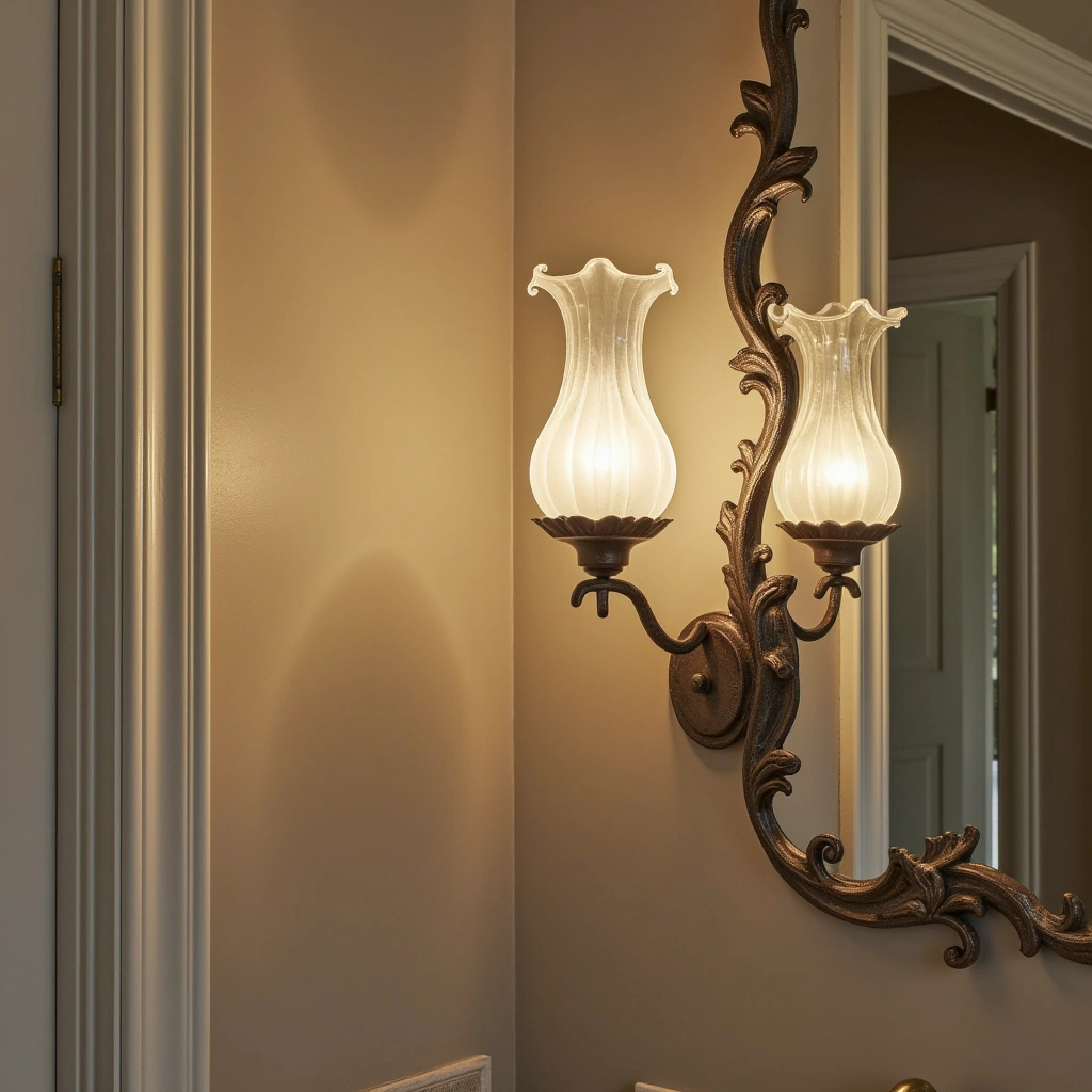 12. Art Nouveau Sconces: Flowing Lines and Nature Motifs