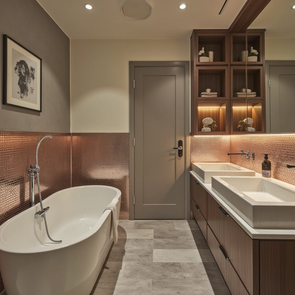 9. Metallic Tiles