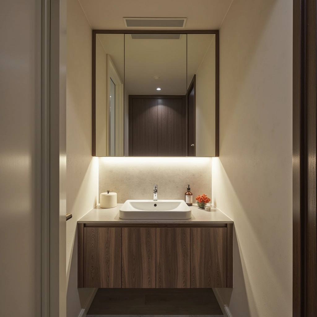 Cover image for 15 Bathroom Corner Vanity Ideas to Maximize Style and Space