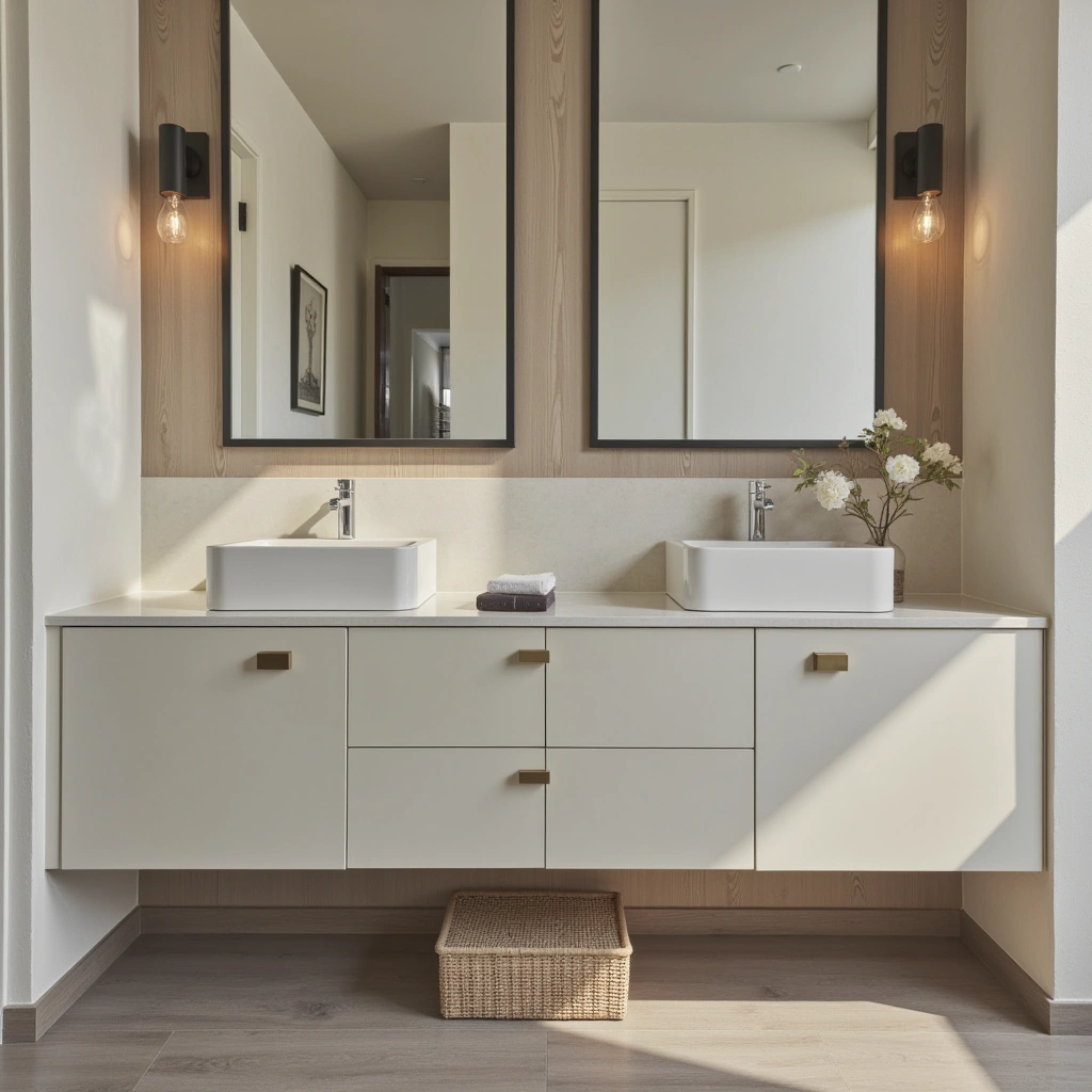Cover image for 15 Bathroom Double Sink Ideas: Transform Your Space with Style and Functionality