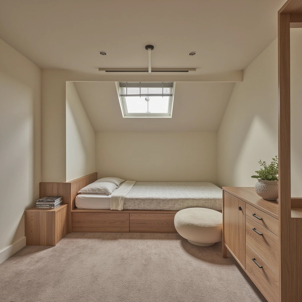 5. Bright and Airy Basement Office and Guest Room