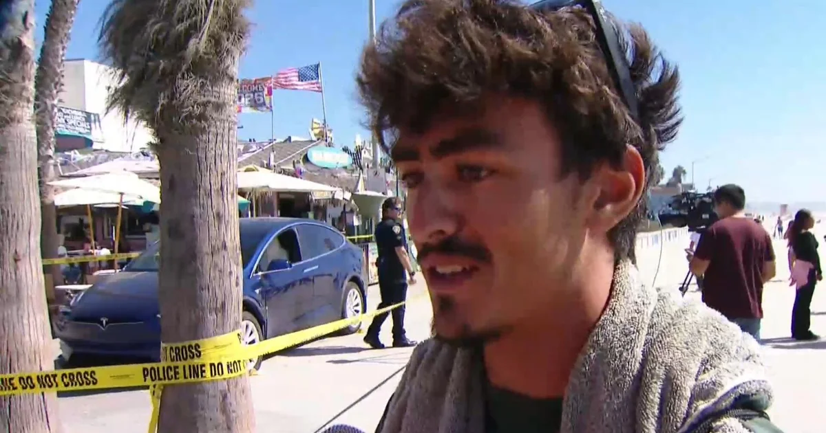 Smart Glasses Capture Stolen Tesla Chase on San Diego Boardwalk