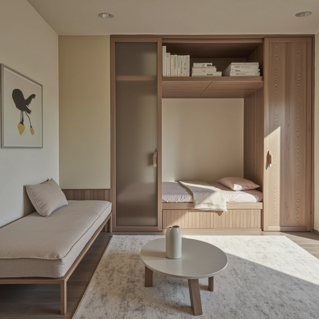 7. Space-Saving Guest Bedroom for Small Rooms