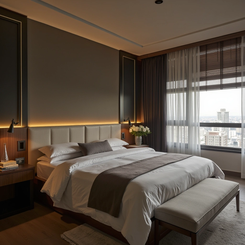 16. Hotel-Inspired Guest Bedroom