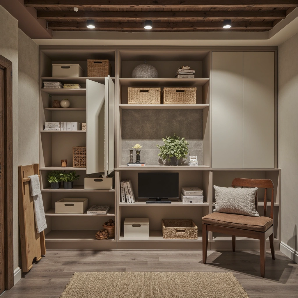 7. High-Tech Craft Room with Smart Storage