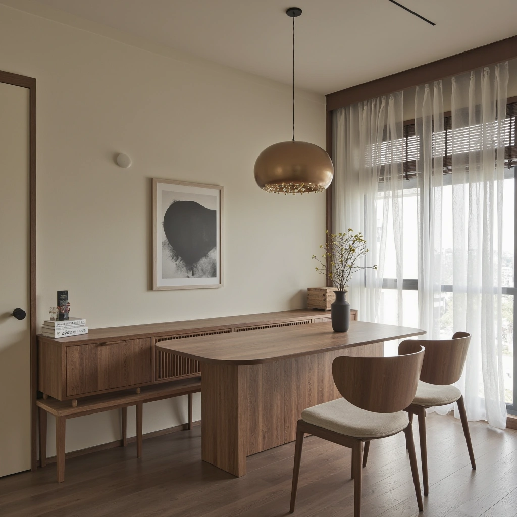 1. Minimalist Wall-Mounted Floating Table