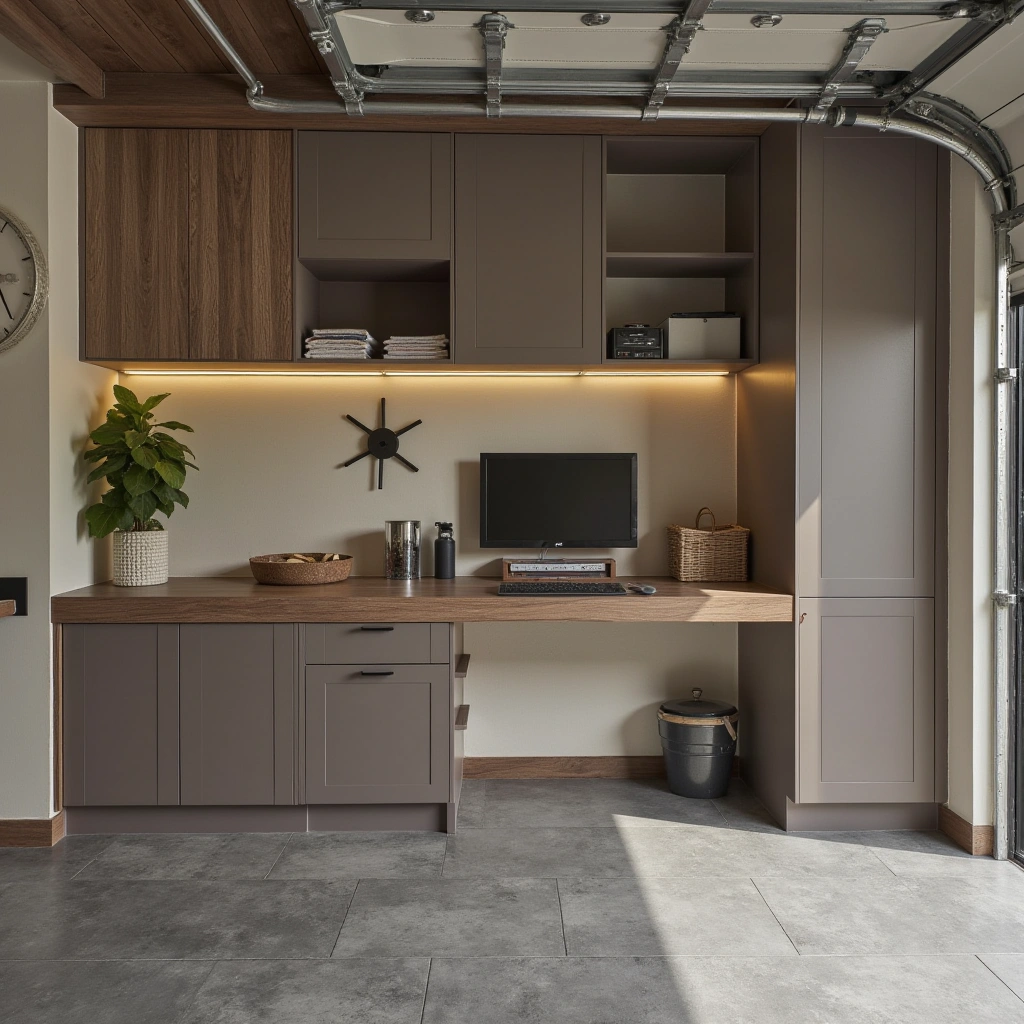 2. Sleek Multifunctional Garage