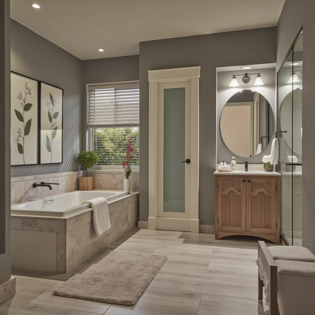 7. Spa-Inspired Basement Bathroom